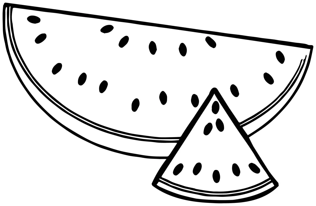 Watermelon Coloring Page at GetColorings.com | Free printable colorings