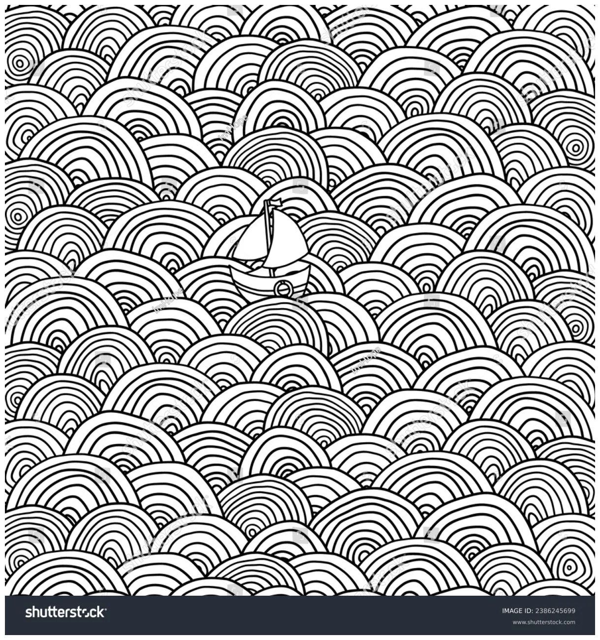 Wave printable coloring pages [2025]