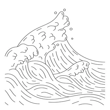 Premium vector hand drawn illustration printable coloring page