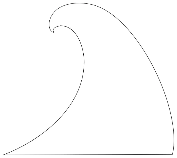 Wave coloring clip art at clker vector clip art online, royalty