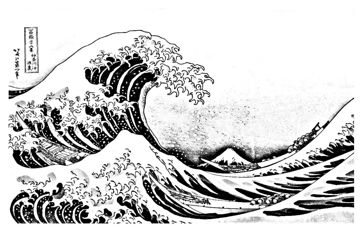Wave printable coloring pages [2025]
