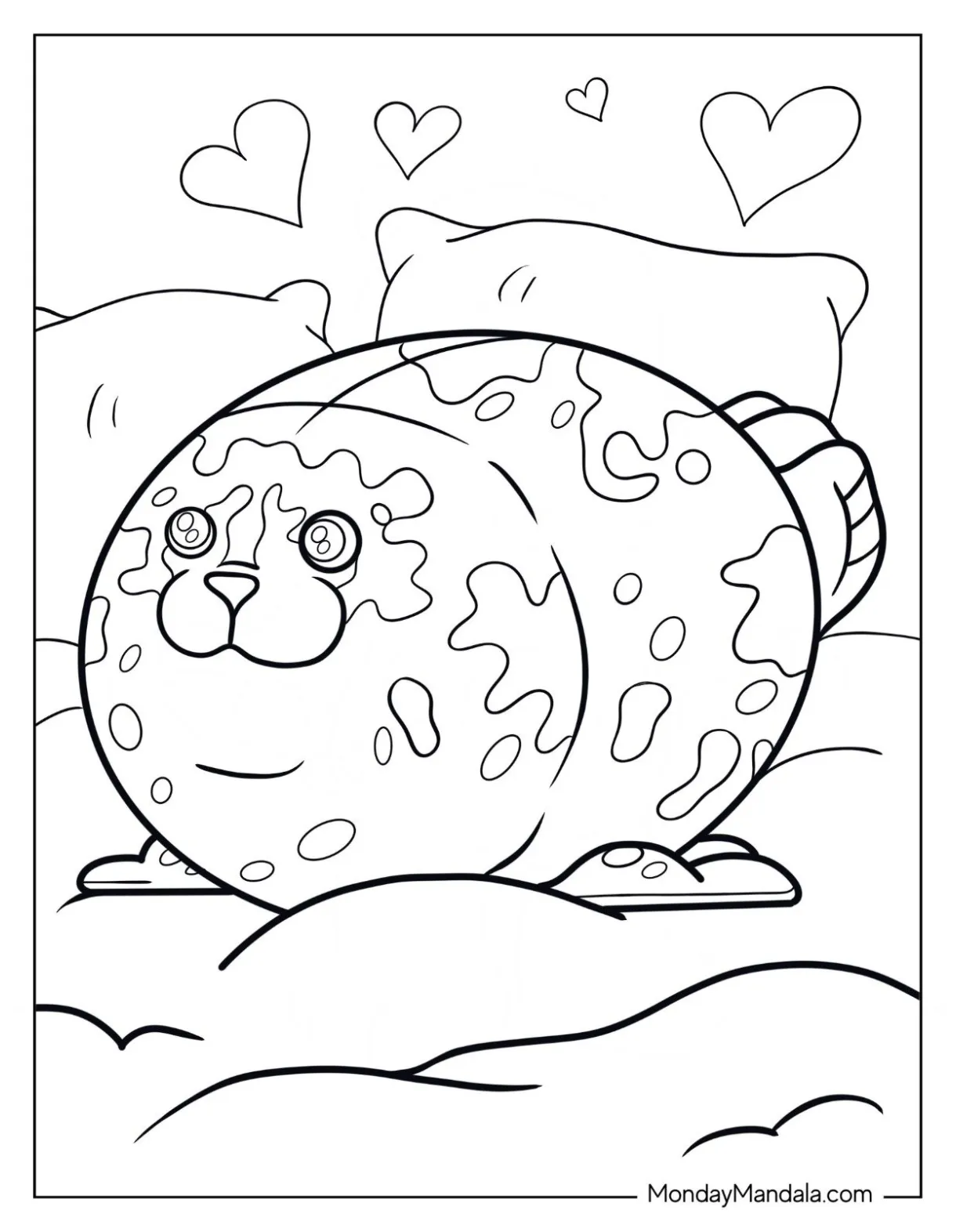 Seal coloring pages free printable [2025]
