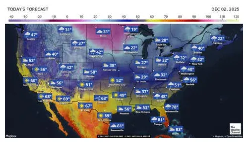 National and local weather radar, daily forecast, hurricane and