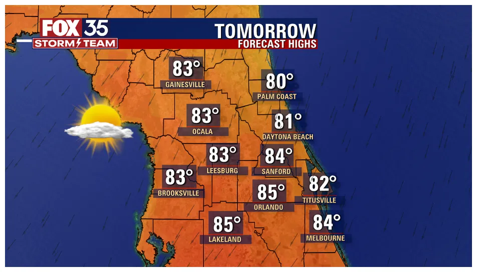 Orlando weather forecast: Beautiful stretch of weather continues in