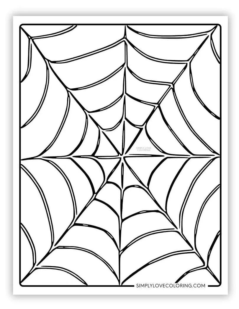 Spider s free pdf printables simply love coloring