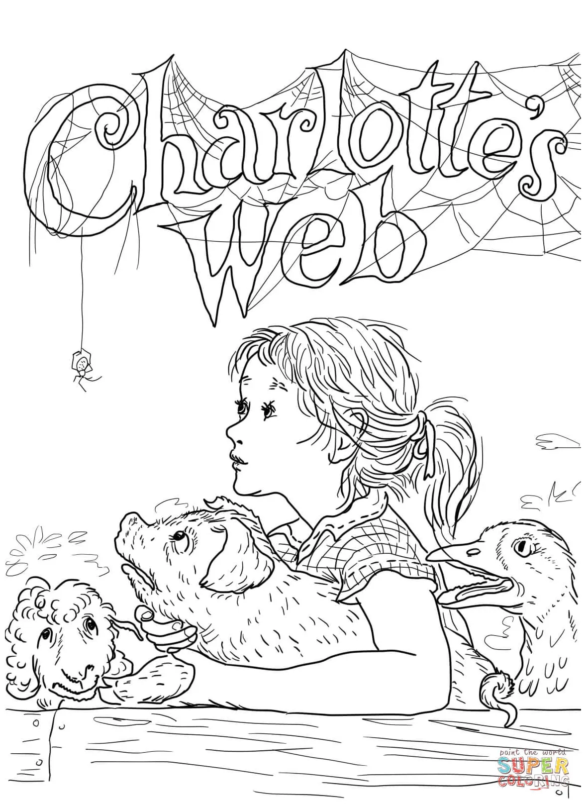 Charlotte's free printable coloring pages