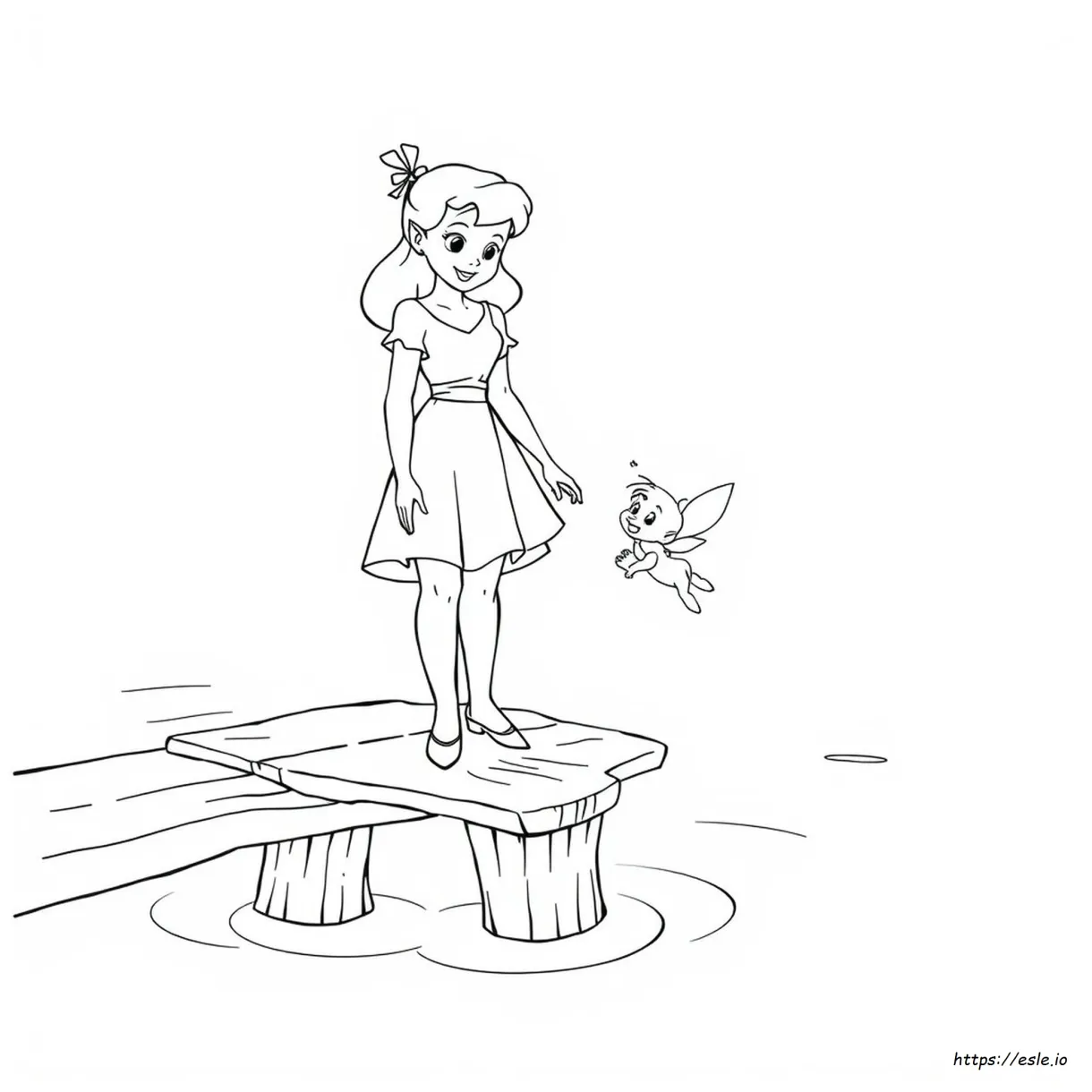 Wendy Darling Coloring Pages