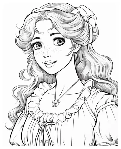 Wendy Darling Coloring Pages