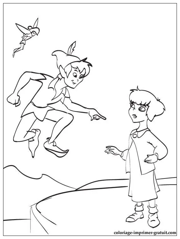 Disney Wendy Darling Coloring Pages
