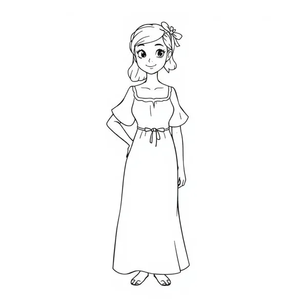 Wendy Darling Coloring Pages - ColoringFoo