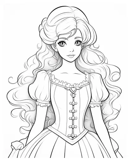 Wendy Darling Coloring Pages