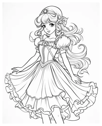 Wendy Darling Coloring Pages