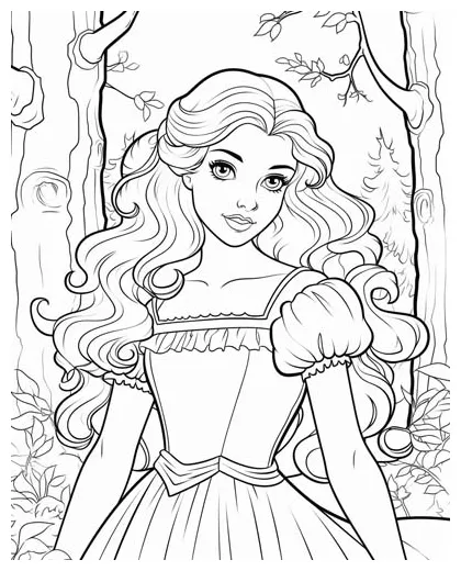Wendy Darling Coloring Pages