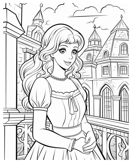 Wendy Darling Coloring Pages
