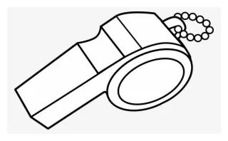 Whistle coloring page coloring pages