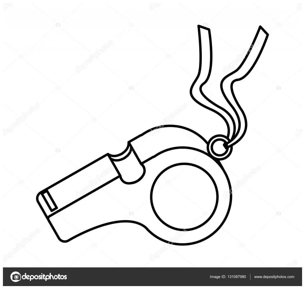 Whistle Coloring Page Coloring Pages