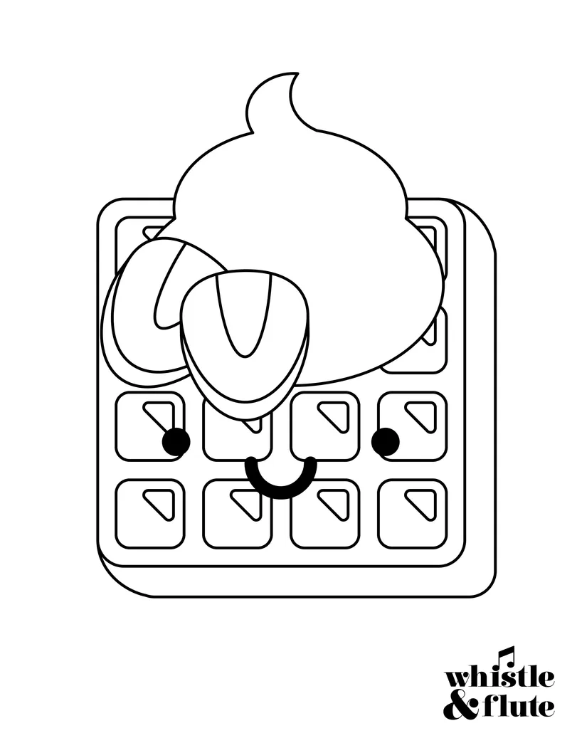 Whistle coloring page coloring pages
