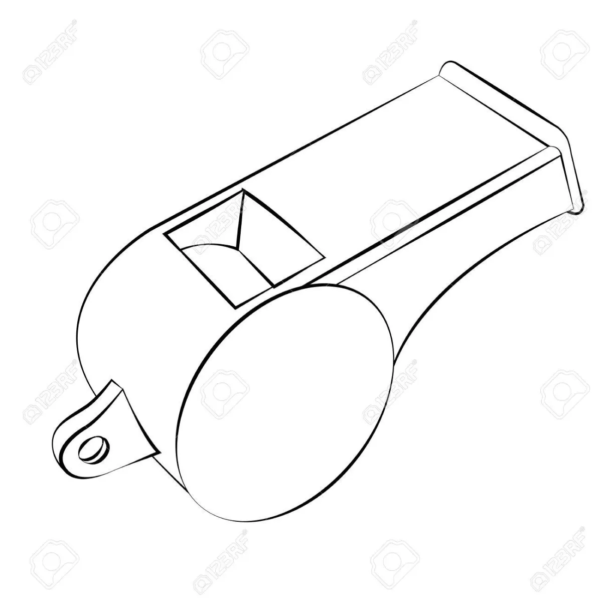 Whistle coloring page coloring pages
