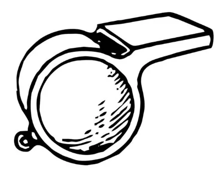 Whistle coloring page coloring pages