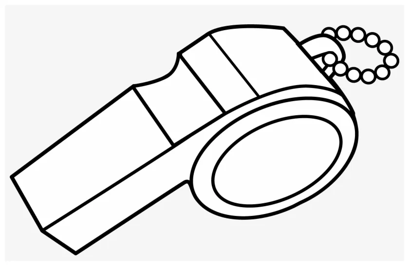 Whistle coloring page coloring pages