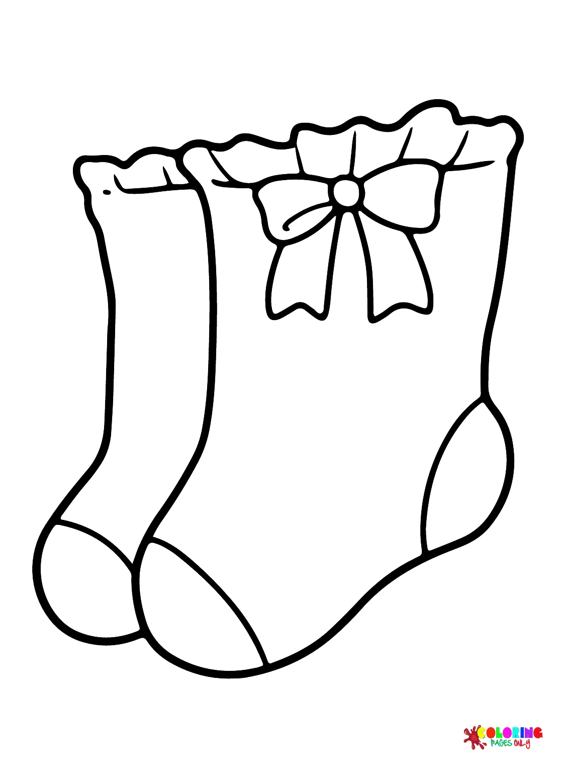 Socks Coloring Pages - Free Printable Coloring Pages