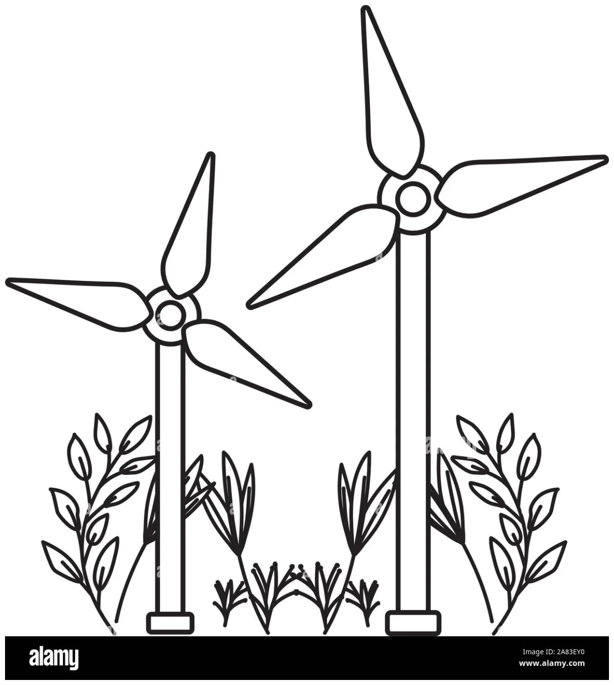Wind Turbine Coloring Pages [2025]