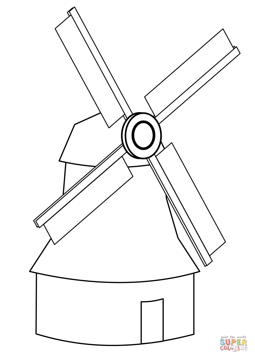 Simple free printable coloring pages