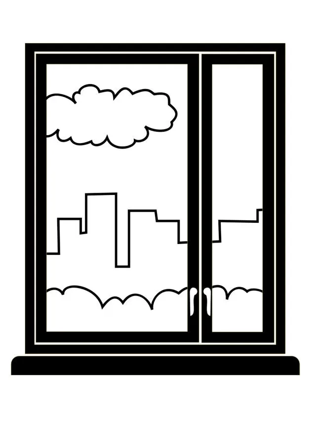 Coloring Page window - Free printables - Img 29447