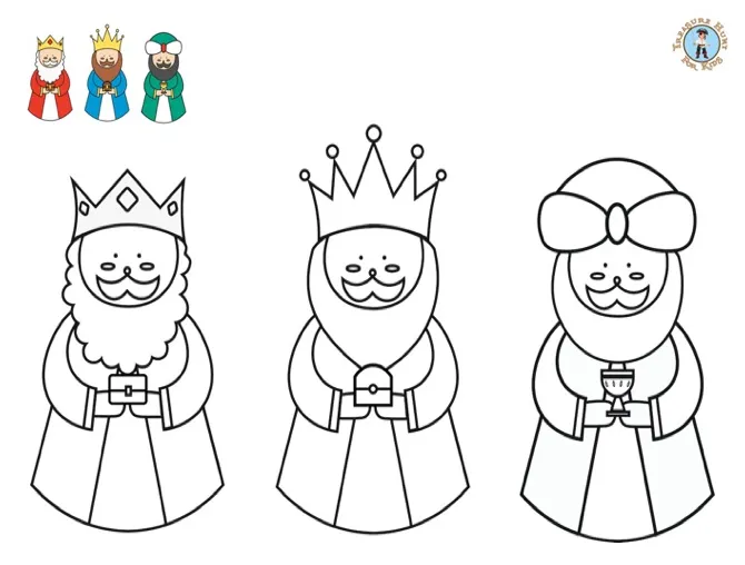 Three magi treasure hunt 4 kids