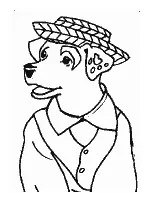 Printable Wishbone coloring sheets and pictures