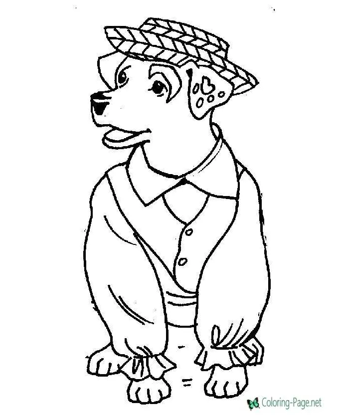 Wishbone Coloring Pages