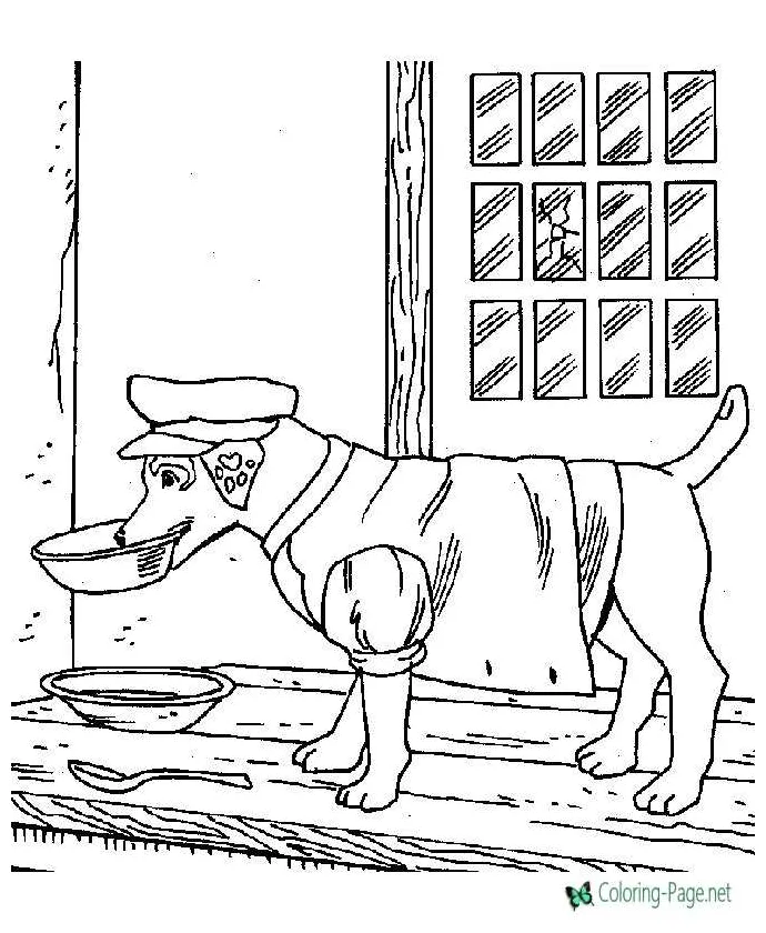 Wishbone Coloring Pages