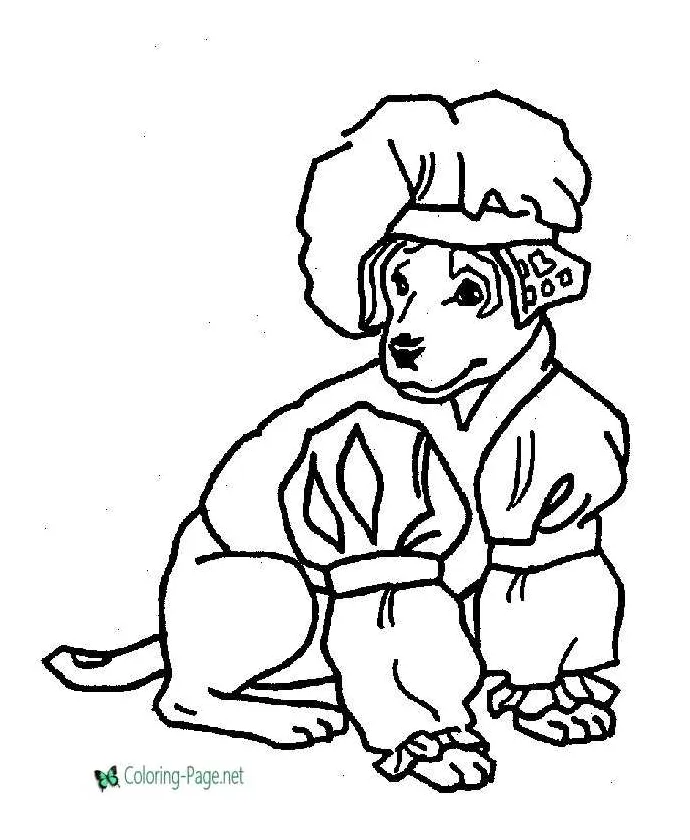 Wishbone Coloring Pages