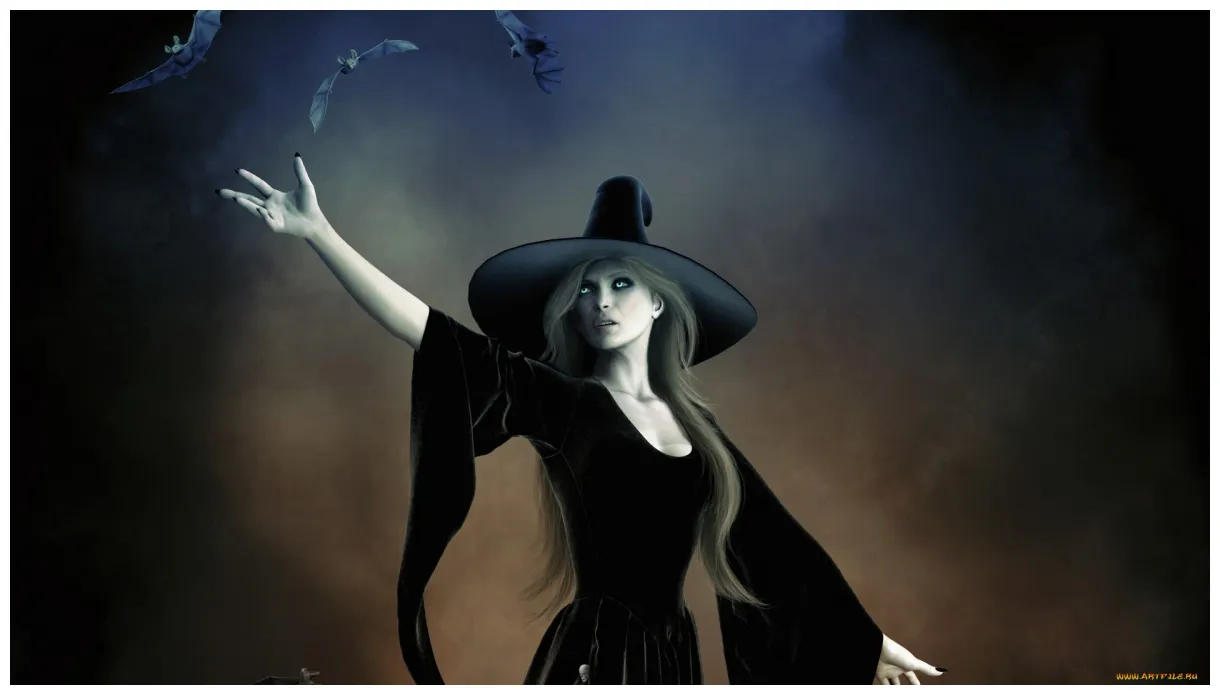 Enchanting witch a stunning fantasy