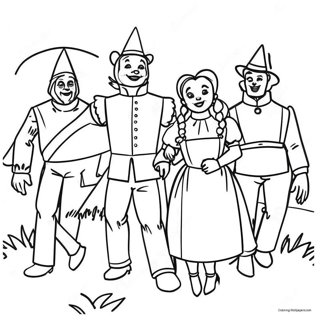 Wizard Of Oz Coloring Page (2890-2297)