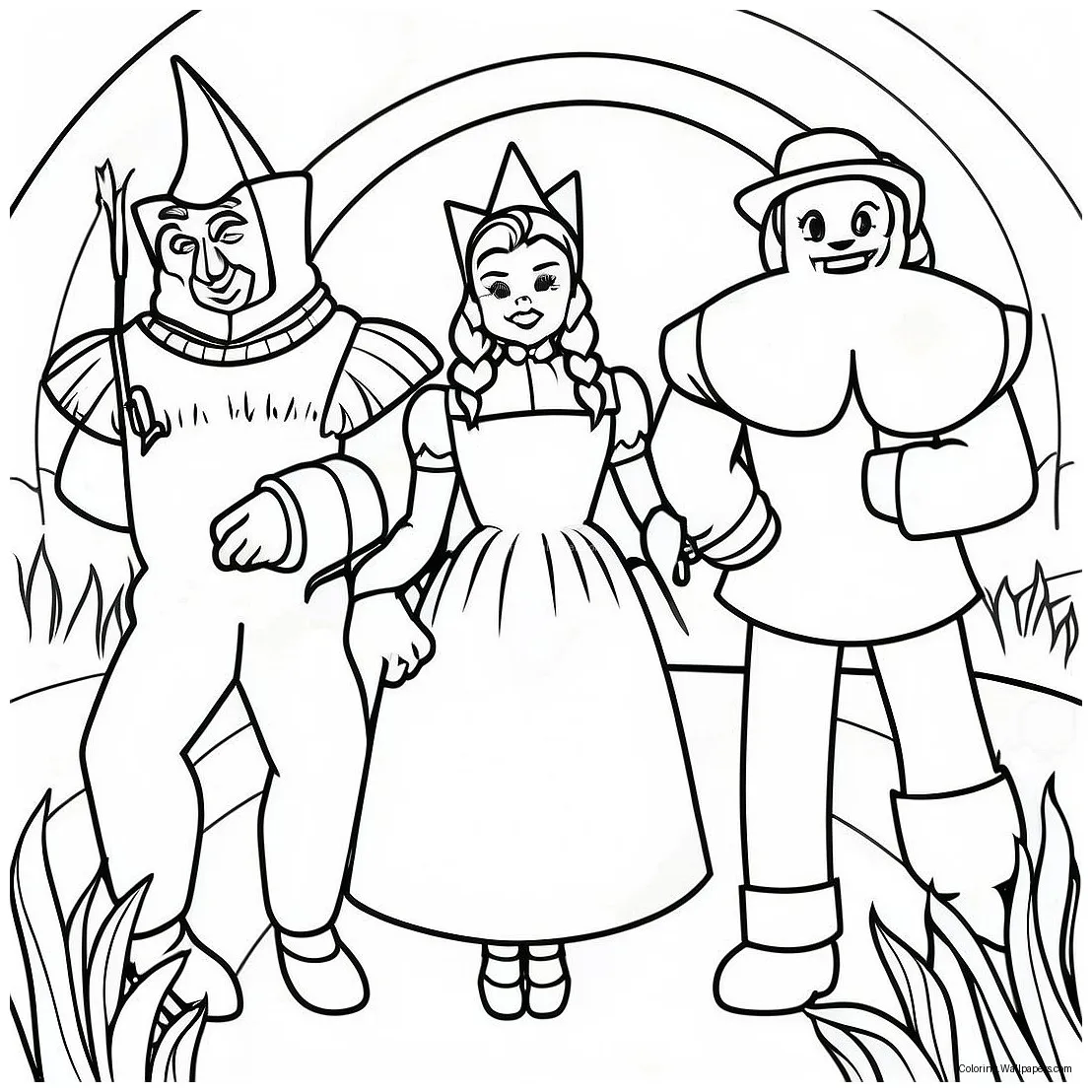 Wizard Of Oz Coloring Page (2890-2300)