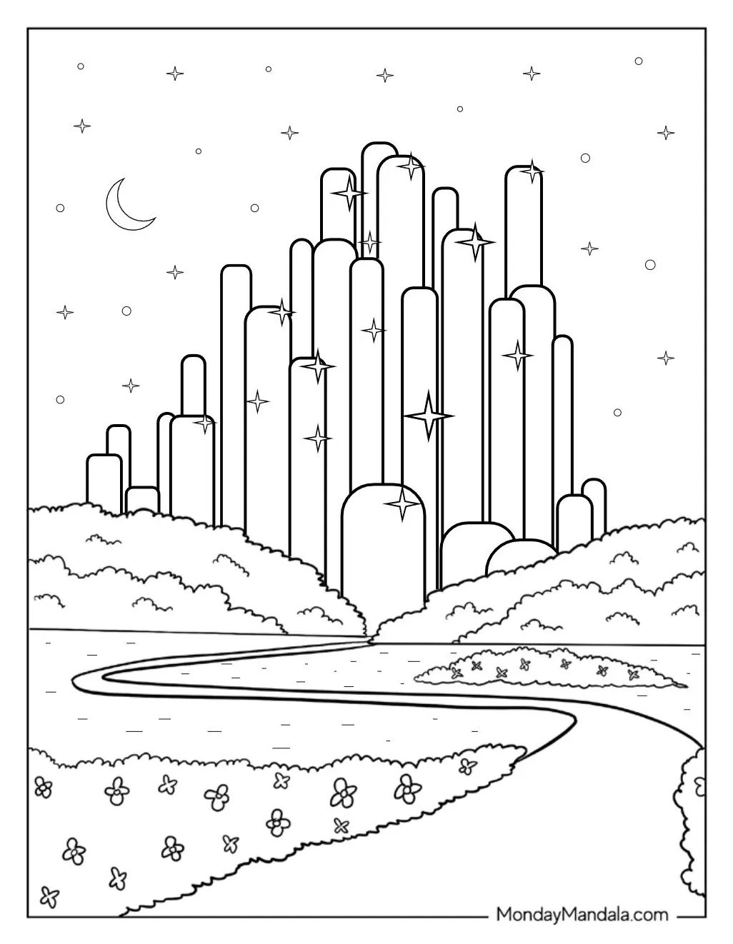 20 Wizard Of Oz Coloring Pages (Free PDF Printables)