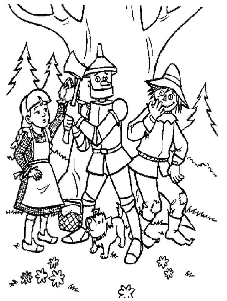 Wizard of Oz coloring pages