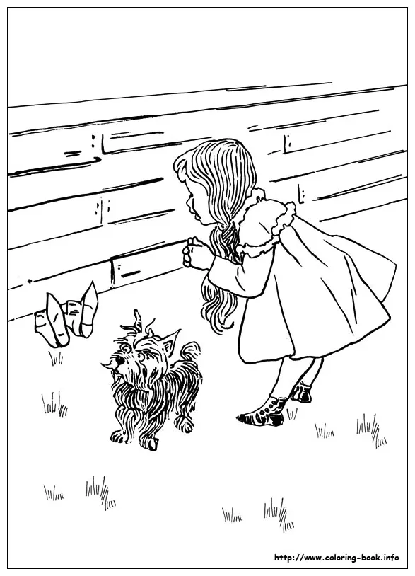 Wizard Of Oz Coloring Pages Free - Coloring Home