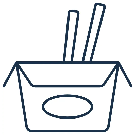 Wok generic detailed outline icon