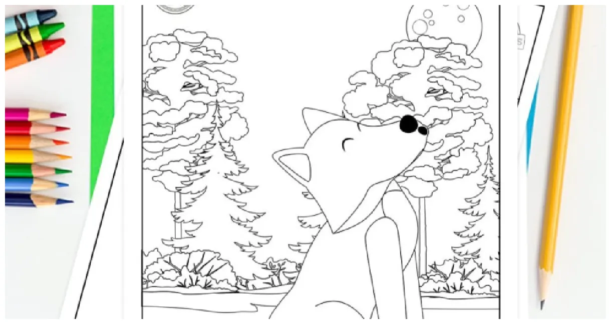 The free printable moon coloring printable coloring page