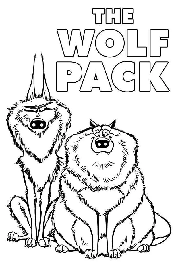 Wolf pack hunting coloring pages coloring pages