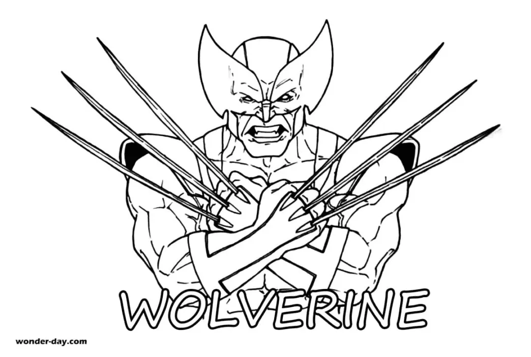 Wolverine Coloring Pages - Coloring Pages For Kids And Adults