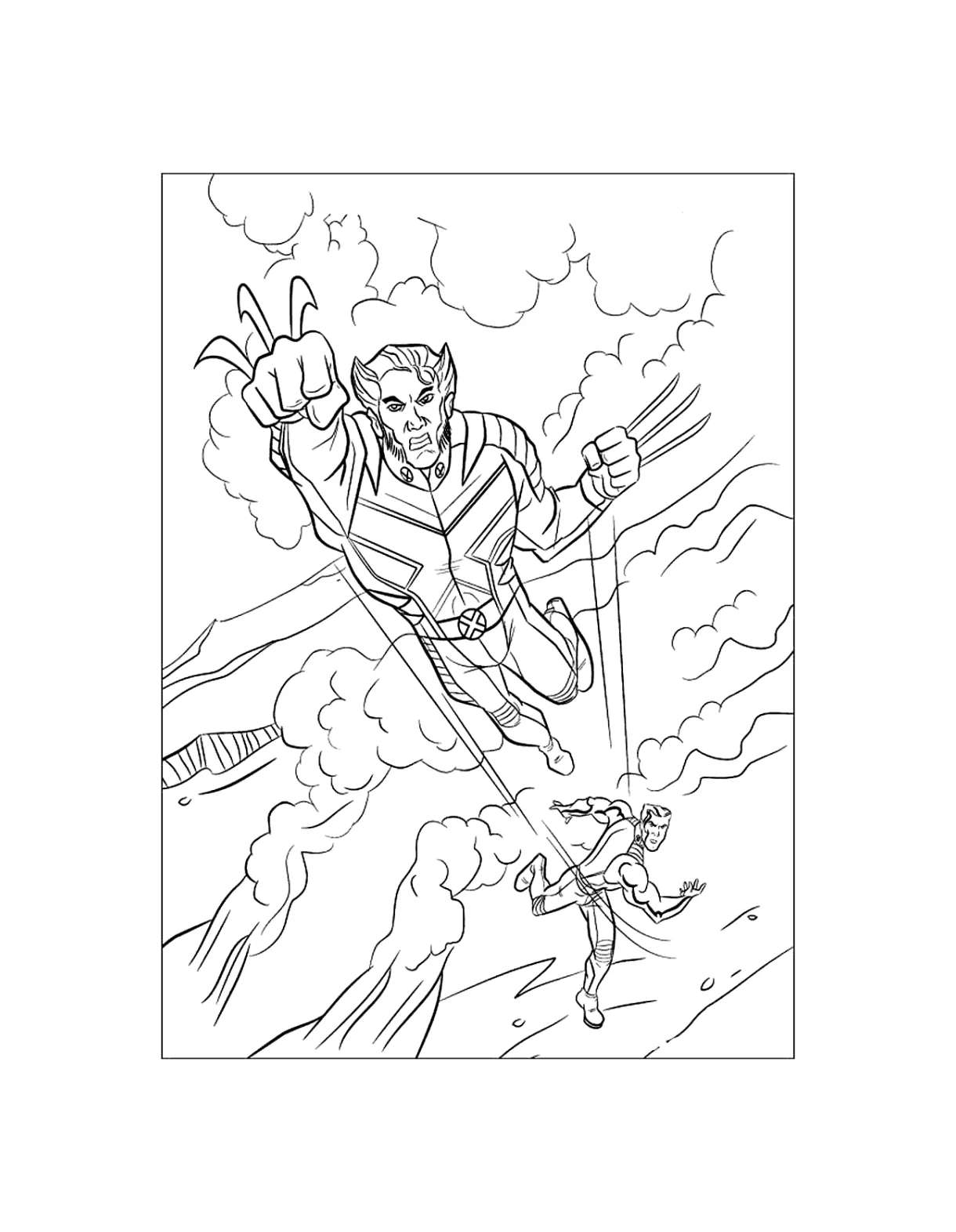 Wolverine Coloring Pages – Printable Coloring Pages. FREE