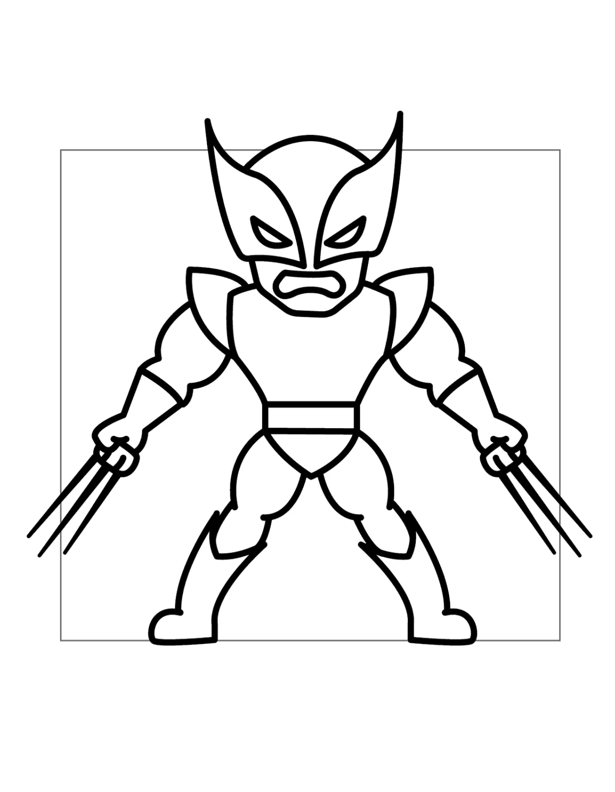 Wolverine Coloring Pages – Printable Coloring Pages. FREE
