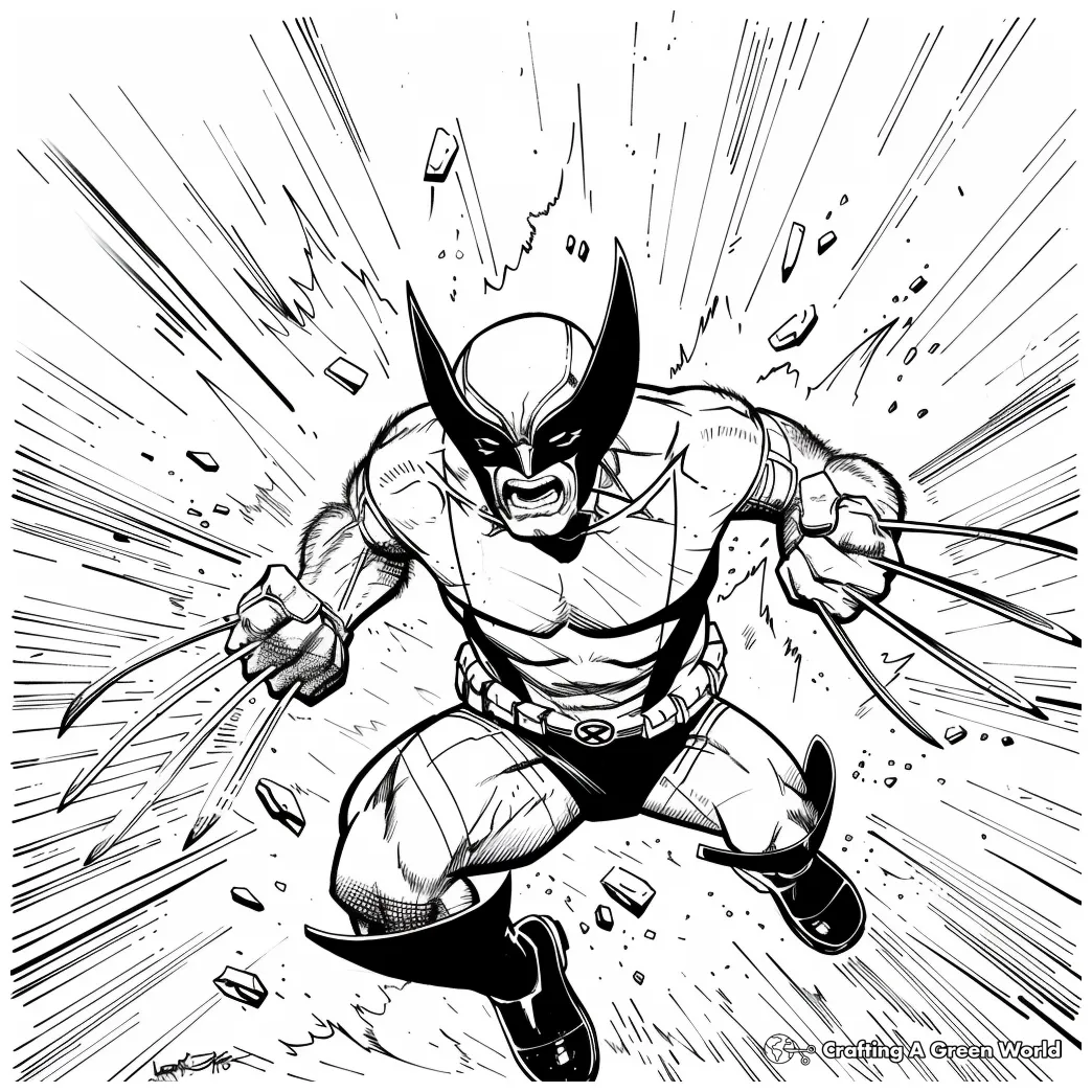 Wolverine Coloring Pages - Free & Printable!