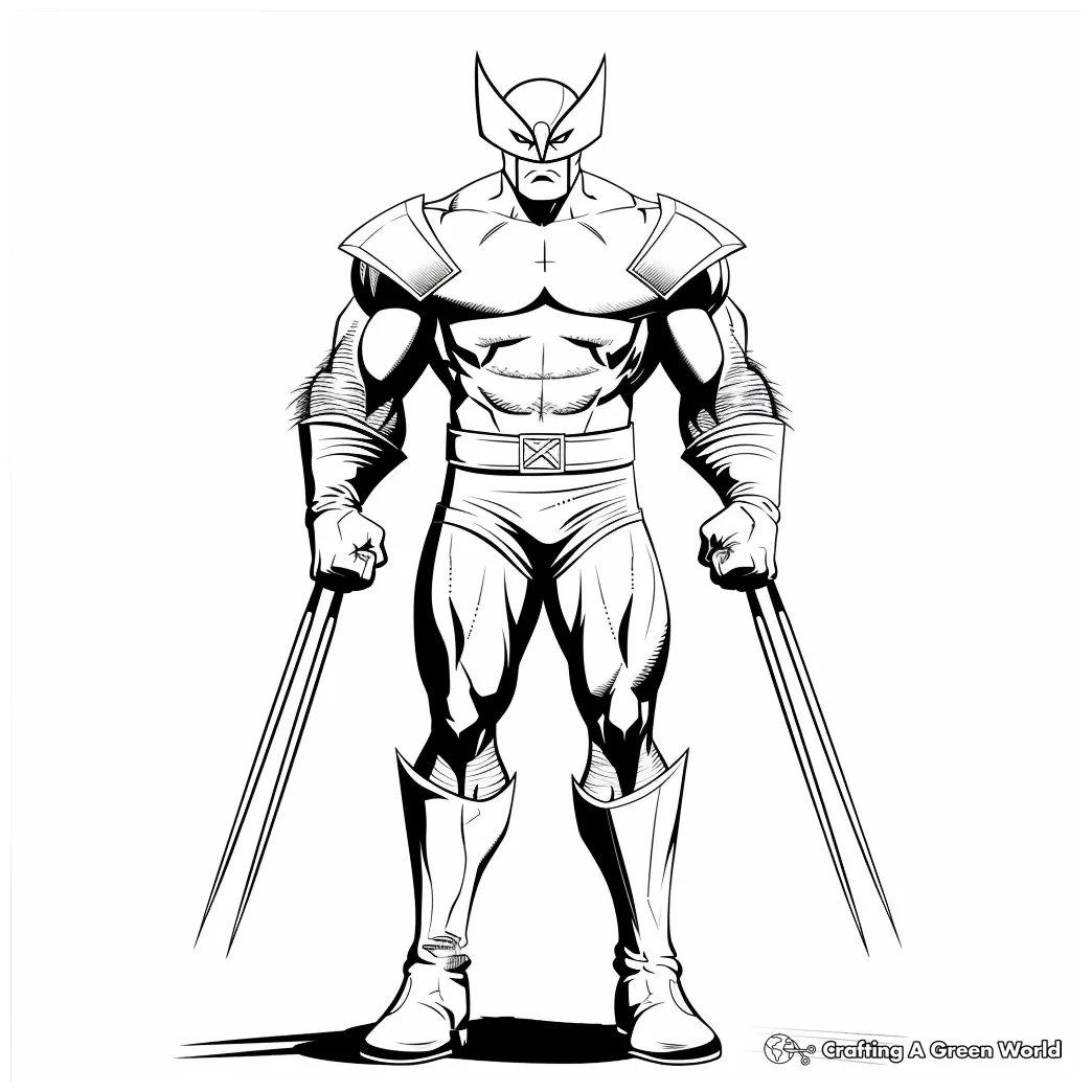 Wolverine Coloring Pages - Free & Printable!