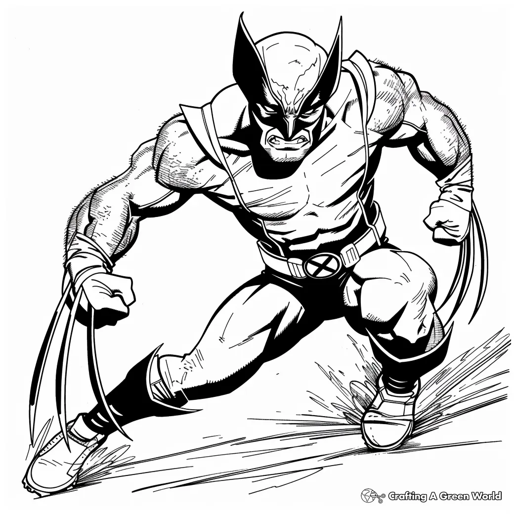 Wolverine Coloring Pages - Free & Printable!