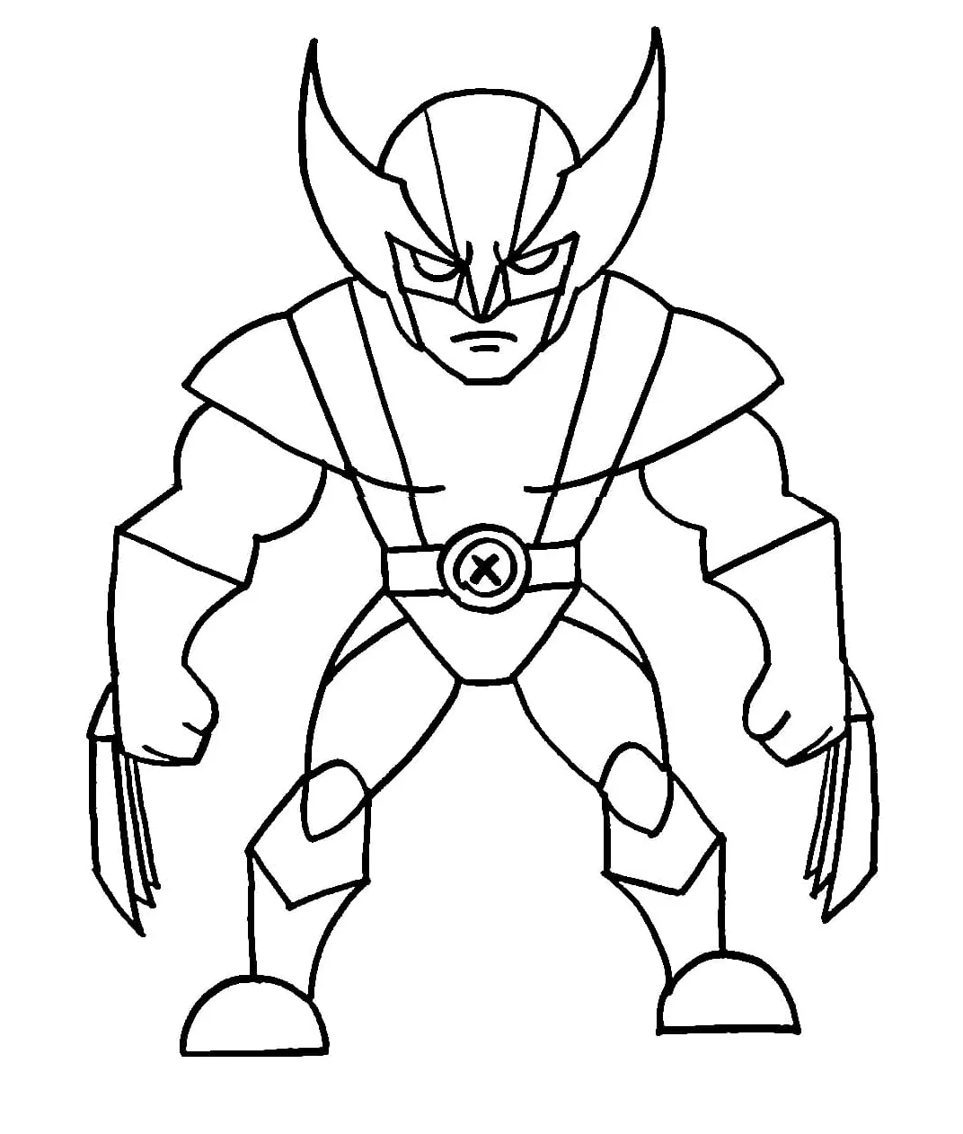 Wolverine coloring pages - ColoringLib