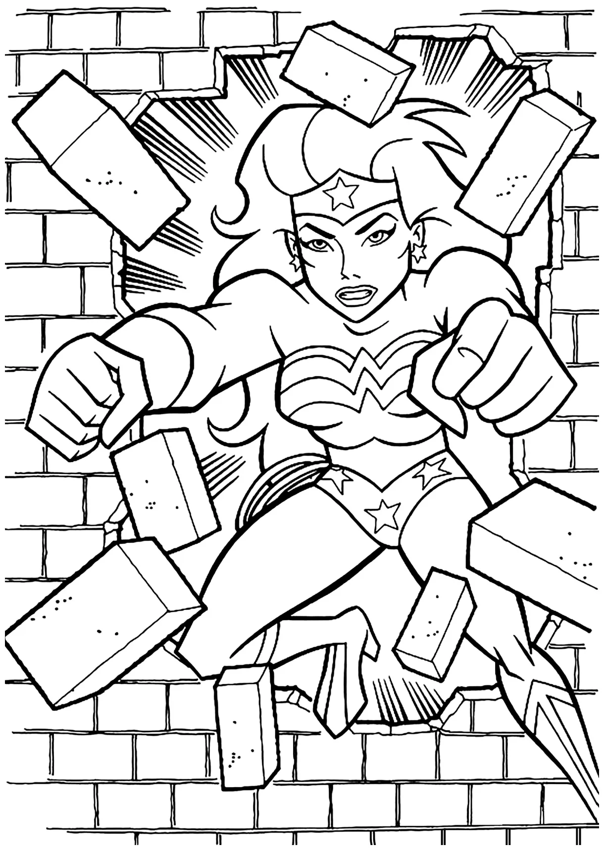 Wonder woman wonder woman coloring pages
